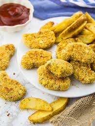 If You Re Looking For Vegan Comfort Food Recipes These Vegan Chicken Nuggets Aka Chickpea Nugget Vegan Chicken Nuggets Vegan Dinner Recipes Easy Savory Vegan