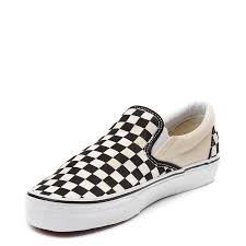 Black And White Checkered Vans Slip Ons Vans Slip On Checkerboard Skate Shoe Black White In 2020 Vans Shoes Women Vans Slip On Skate Shoes