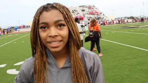 Deja Shaw Huckaby goes 11.66