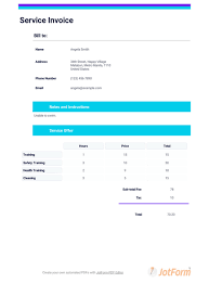 70 free invoice templates jotform