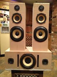 Airplay Hifi Tower Speakers Subwoofer Diseno De Altavoces Sistema De Audio Bafles