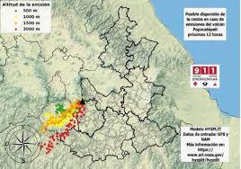 Ceniza del Popocatépetl se dispersaría al suroeste; alertan a varias regiones