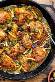 Chicken Tagine With Olives And Preserved Lemons Recipe Recipe Tagine Recipes Chicken Tagine Recipes