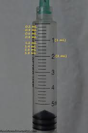 You can also go to the universal conversion page. How To Read A Syringe