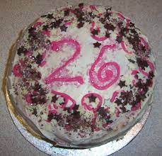 Cool in pan on rack 5 minutes. Another 26th Birthday Cake By Pudding Girl