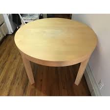 Check spelling or type a new query. Ikea Bjursta Extendable Round Table In Birch Veneer Aptdeco
