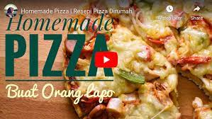 Resep pizza yang mudah dan lezat. Homemade Pizza Mudah Dan Sedap Buat Orang Lapo