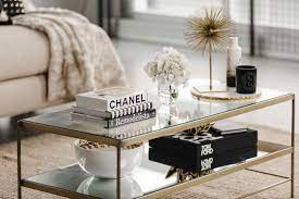 Metals like gold, brass, silver, chrome, and nickel are often found in glam furniture frames. 10 Glam Coffee Tables We Love Havenly Blog Havenly Interior Design Blog