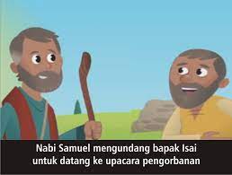 Anak, maka seorang pendidik perlu mempelajari karakteristik gambar anak berdasarkan periodisasi perkembangan yang 7 1. Komik Alkitab Anak Daud Diurapi Menjadi Raja