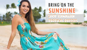 Our congratulations thank you for considering maui as your hawaii wedding destination. Hawaiian Tropical Dresses And Their History Ktc Hawaiian Kapo Trading Company