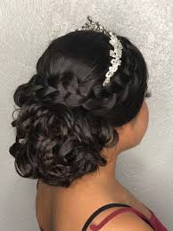 Updo By Robby Garza On Frizo Quince Hairstyles Sweet 15 Hairstyles Long Hair Updo