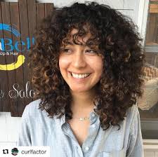 We 3 These Curly Bangs Such A Beautiful Fresh Look Curly Hair Styles Curly Hair Fringe Natural Hair Bangs
