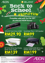 T205, 3rd flr, the gardens, midvalley city, 59200 kuala lumpur. Aeon 32gb Flash Drive Rm29 90 Np Rm39 90 Hp Printer Rm139 Np Rm179 Canon Printer Rm199 Np Rm254 Selected Stores Until 2 January 2017