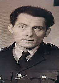 A rookey constable in the 1956 film 'Doublecross'