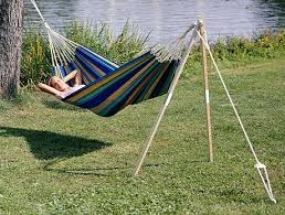It is a quick and easy project that you can build i. Hammock Stands Supports Hammock Frames