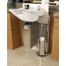 adjust a sink shampoo bowls and