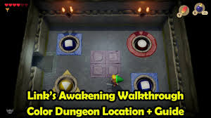 This video shows you how to access and complete the color dungeon in. Color Dungeon Location Walkthrough The Legend Of Zelda Link S Awakening Switch Youtube
