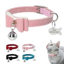 Cat Collar With Bell And Id Tag In Shape Fish Price 9 95 Free Shipping Puppydog In 2020 Cat Collars Puppy Collars Cat Supplies