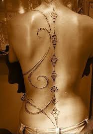 Back Tattoo Designs Feminine Back Tattoos Tattoos Spine Tattoos For Women