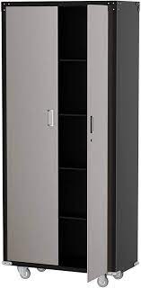 vingli metal storage cabinet steel cabinets with doors and adjustable shelves for garage office kitch shelving television entertainment units