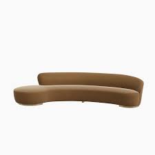This is high poly sofa. Vladimir Kagan Curved Sofa With Arm 3d Modell 25 Obj Fbx Dwg 3ds Max Free3d