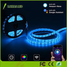 Lohas Wifi Led Strip Lights Work With Amazon Aleax Rgb Smart Phone Control Led Light String China Outdoor Lighting Strip Led Light Made In China Com