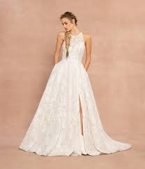 Sleevelss A Line Embroidered Wedding Dress Kleinfeld Bridal In 2020 Wedding Dresses Kleinfeld Embroidered Wedding Dress A Line Wedding Dress