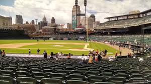 exact comerica park seating chart view seats comerica park