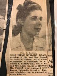 Irene Barbara Grass Faneuil (1921-2004)