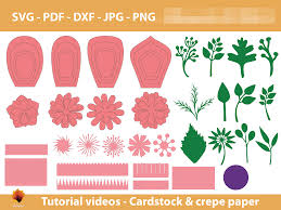 Giant paper sunflowers with free pattern. 08 Giant Paper Flowers Template Graphic By Lasquare Info Creative Fabrica