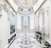 Anpassbare natürliche Marmor medaillon Wasserstrahl muster quadratische  Marmorboden medaillons Luxus villa Boden medaillon Design