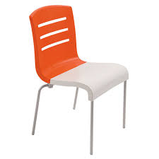 Grosfillex Domino Contemporary Stacking Chair 17 H Seat Durable Chairs Stacking Side Chair Restaurant Chairs