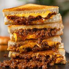 Sloppy Joe Grilled Cheese Recipe - Dinner, then Dessert