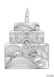 Check out our nice collection of the flowers coloring pictures worksheets.new flowers coloring pages added all the time. Big Flowery Cake Cupcakes Adult Coloring Pages