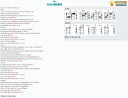 Like the colors in autumn so bright just before they lose it all. Chord Red Taylor Swift Tab Song Lyric Sheet Guitar Ukulele Chords Vip