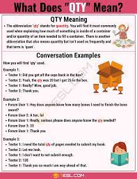 Qty Meaning What Does Qty Mean And Stand For 7esl Meant To Be Internet Slang Book Proposal