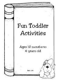 Toddler Activity Book Free Printable Fun Activities For Toddlers Toddler Activities Toddler Activity Book