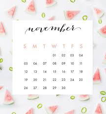 Big Blank November 2018 Calendar Calendar Pages Blank Calendar Template Calendar