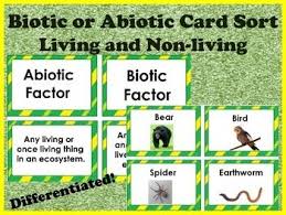 Ecosystem Biotic And Abiotic Factors Worksheet Biotic Abiotic Living Nonliving Cardsort 32 Cards Differentiated For All Levels Sorting Cards Abiotic Vocabulary Activities