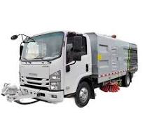 4x2 98hp ISUZU 100P Street Clean Vacuum Suction Road Sweeper with 1200 Liters Water Tank and 4200 Waste Dust Tank for Sale