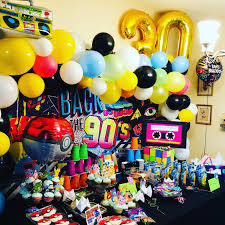 Since this is an informal party, and we aren't actually in the 90's anymore…. 90s Birthday Backdrop 90s Theme Party 90s Party Decorations 90s Birthday