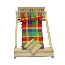 Beginner S Wooden Weaving Loom Loom Weaving Weaving Looms For Beginners Heddle Loom