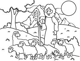 Jesus the good shepherd coloring pages free clipart. Lost Sheep Coloring Sheet Shefalitayal