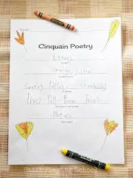 Poems can come in the shape of popsicles, umbrellas, baseballs, light bulbs, etc. Cinquain Poetry For Kids Still Playing School