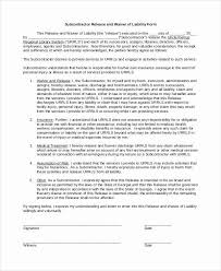 Any notice of cancellation of policies or termination of coverage and any information pertaining to an appeal of a denied claim or adverse benefit decision. Liability Waiver Forms Template Beautiful Sample Waiver Of Liability 8 Exam Release Of Liability Form Liability Waiver Form Release Of Liability Form Templates