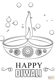 Diwali colouring pages for kids acticity 2018 coloring. Diwali Candle Super Coloring Diwali Colours Diwali For Kids Diwali Painting
