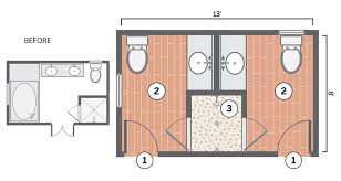 Would love to put a bathtub, stand up shower, double vanity or two independent vanities and toilet. Small Bathroom Layout Ideas That Work This Old House