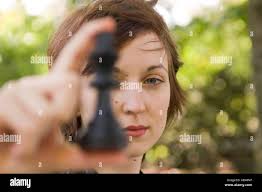 Elisabeth Paehtz, Tedesco a scacchi campione del mondo junior Foto stock