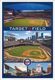 Mlb Minnesota Twins Target Field Poster Walmart Com Walmart Com