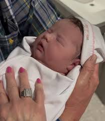 Palmer Frances Burt 2.6.25 10lbs 13oz 22in long Yesterday was the sweetest,  most joy-filled day as we welcomed Palmer, who completed our family  perfectly. Coming in at nearly 11lbs, she's the true